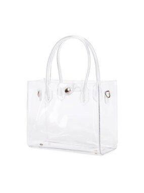 Clear Tote Bag Stadium Approved PVC Plastic See Through Crossbody
